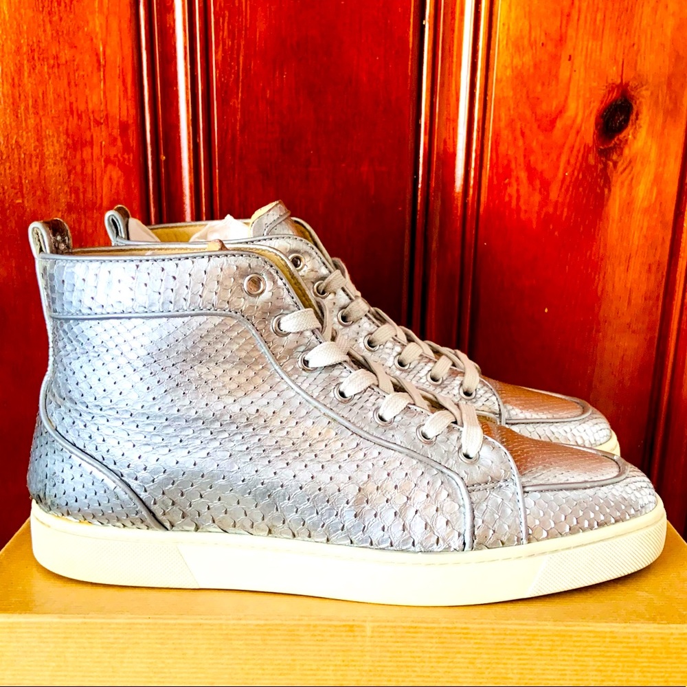 C. Louboutin Rantus Orlato Silver Python EU 43 - Picture 5 of 9